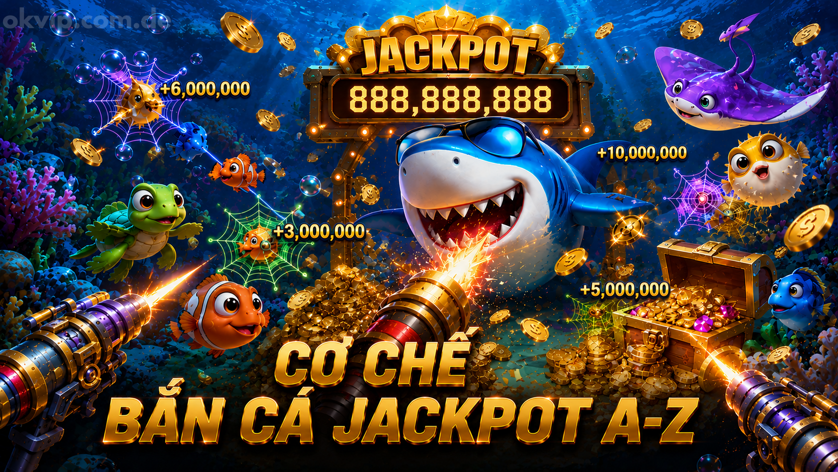 Cơ chế bắn cá Jackpot & hũ tích lũy liên server